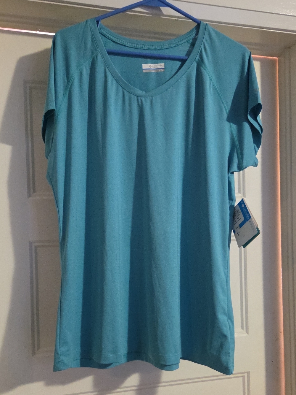 Columbia Teal Short-Sleeve Women's Performance Tee